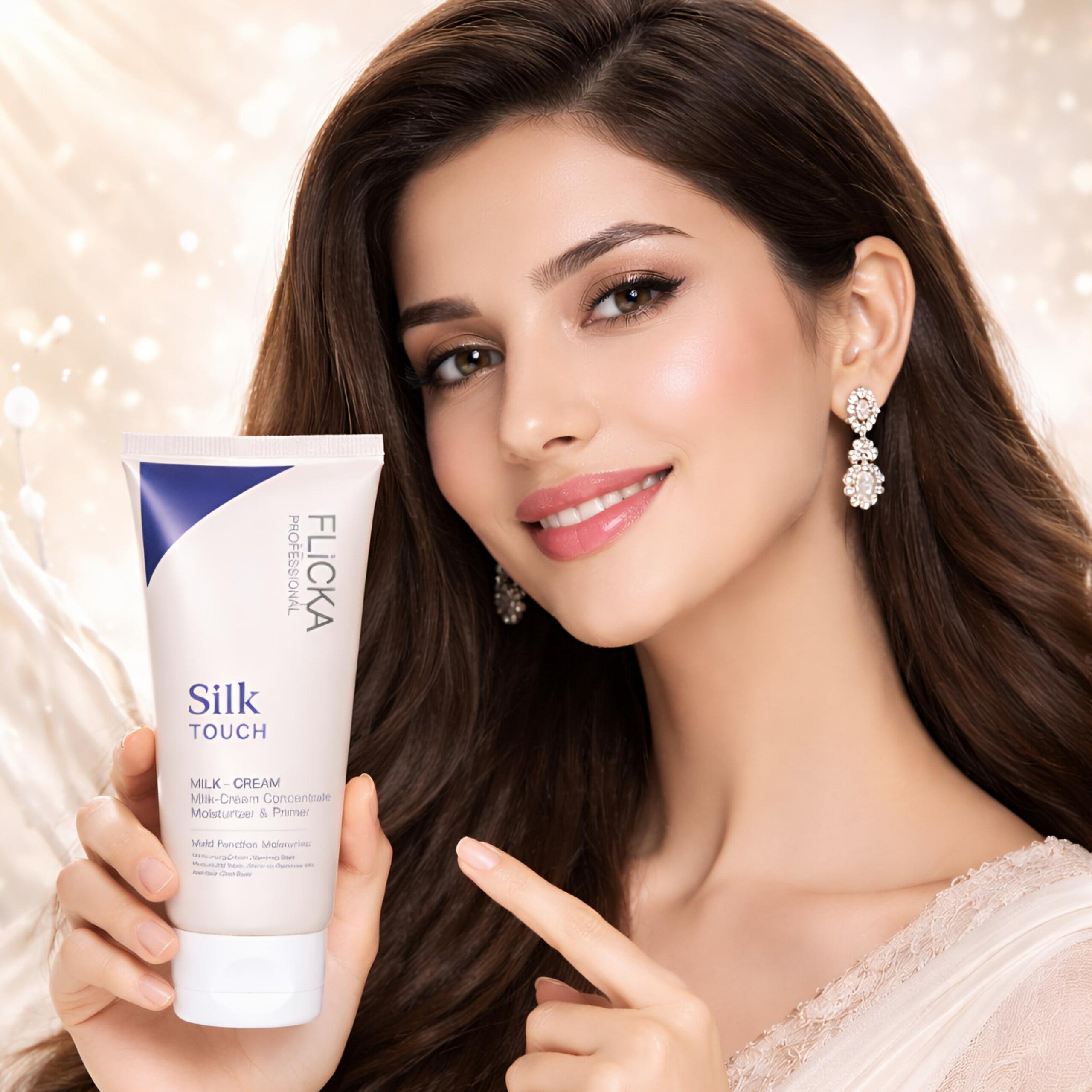 Flicka Silk Touch 3 in 1 Primer + Moisturizer + Makeup base